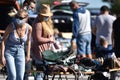 A large flea market in Vienna, Austria, Europe Royalty Free Stock Photo